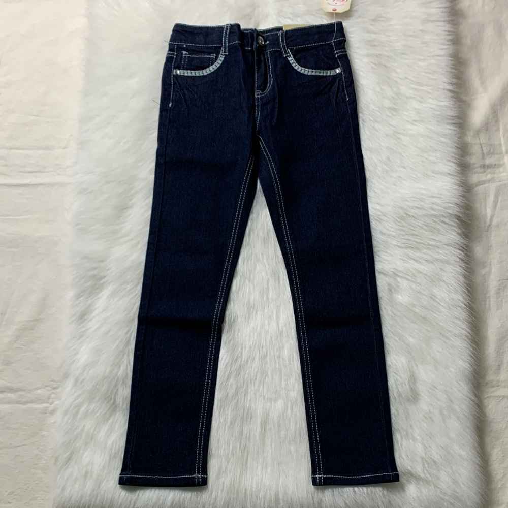 Faded Glory Kids Dark Blue Denim Skinny Jeans